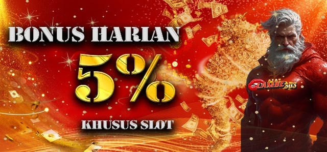 BONUS HARIAN 5%