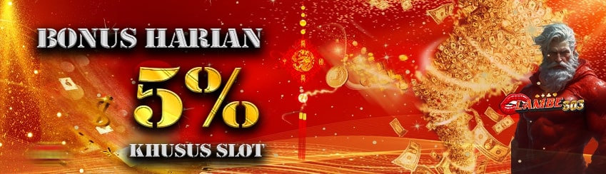 BONUS HARIAN SLOT 5%